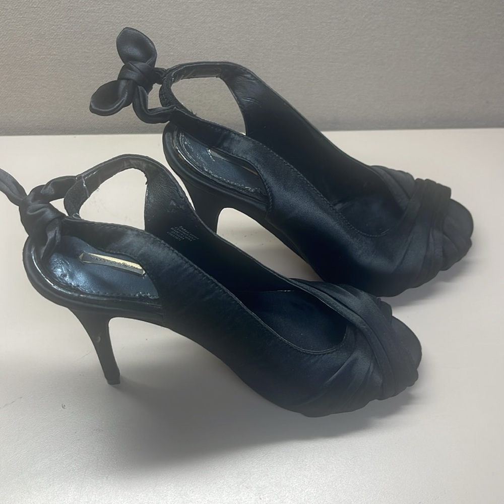 NWOT Max Studio 4.5" Heel Leather Shoes - Picture 5 of 8